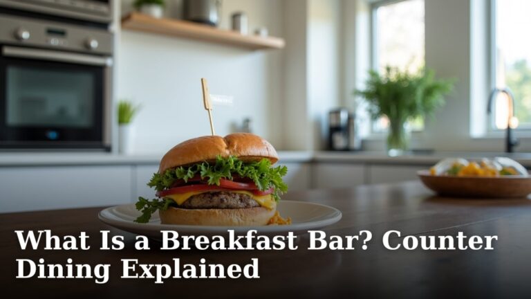 What Is a Breakfast Bar? Counter Dining Explained
