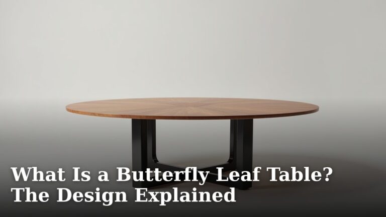 What Is a Butterfly Leaf Table? The Design Explained
