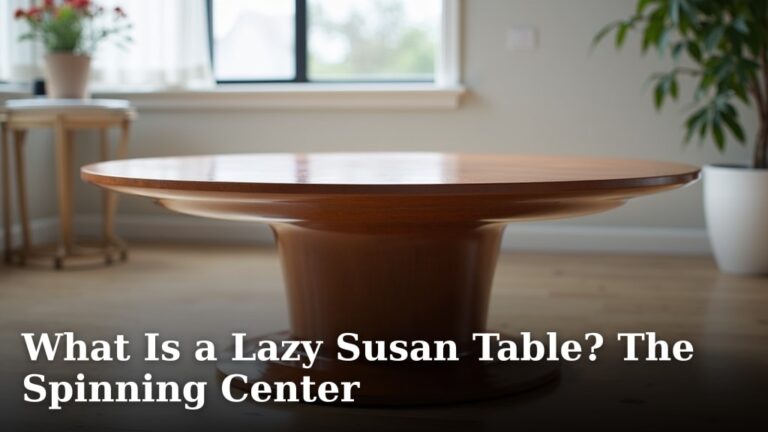What Is a Lazy Susan Table? The Spinning Center