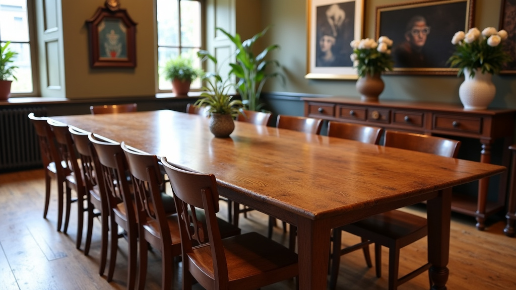 The History and Uses of Refectory Tables