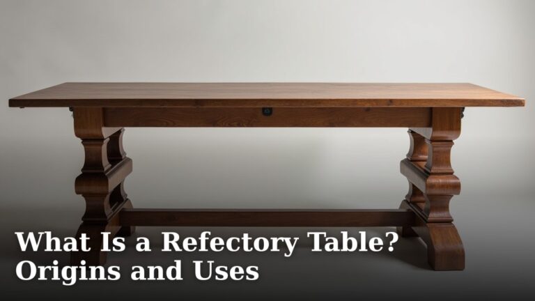 What Is a Refectory Table? Origins and Uses