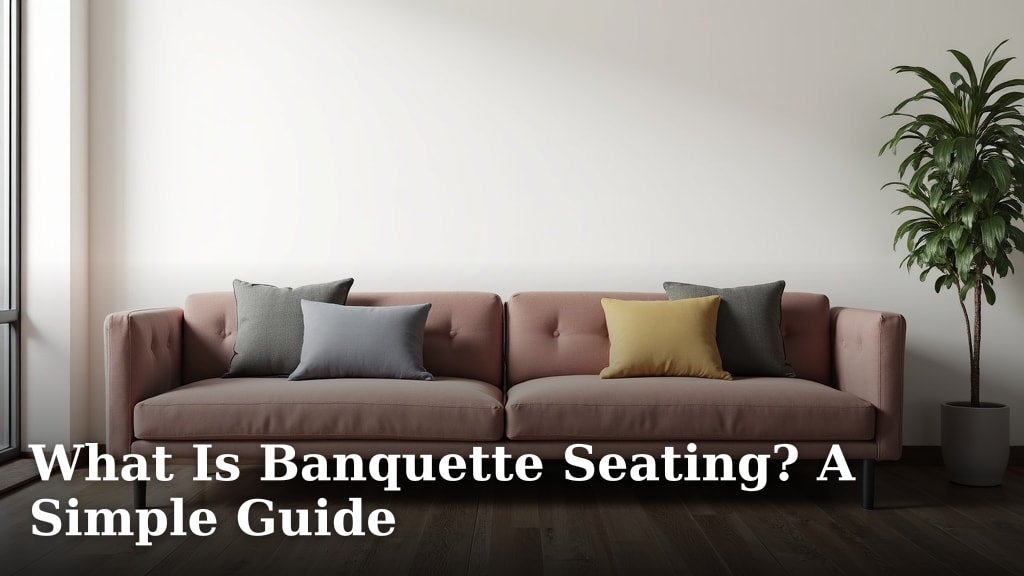 What Is Banquette Seating? A Simple Guide